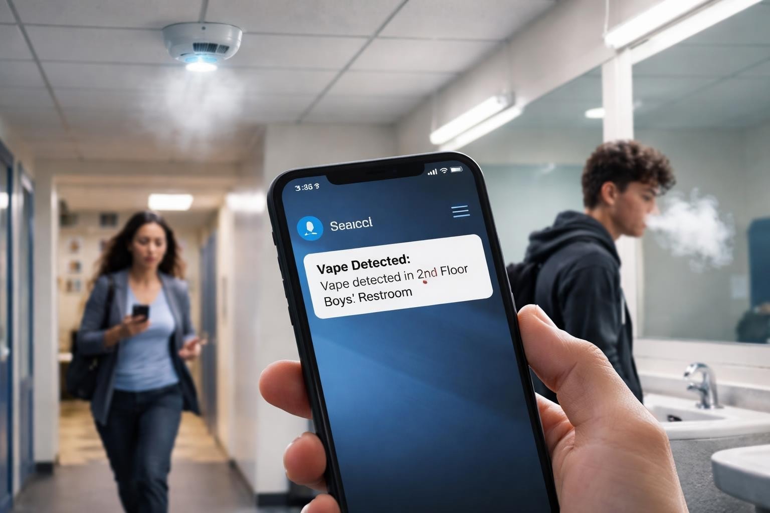 Vape Detector with SMS Alerts: Real-Time Protection