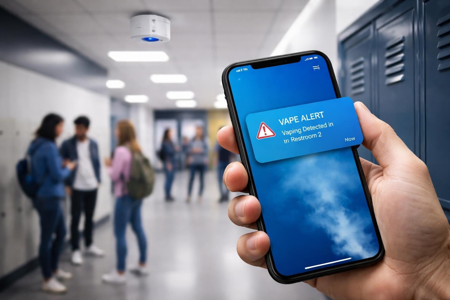 Vape Detector With App Alerts: Real-Time Monitoring