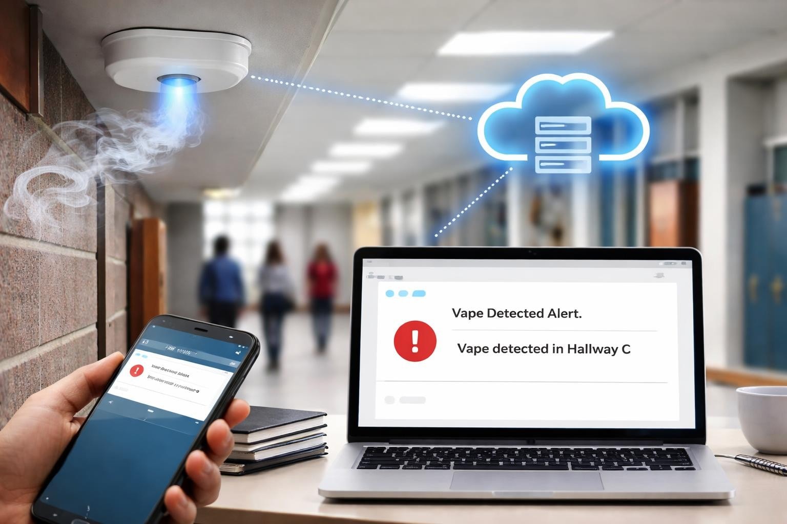 Vape Detector with Email Alerts: Real-Time Monitoring