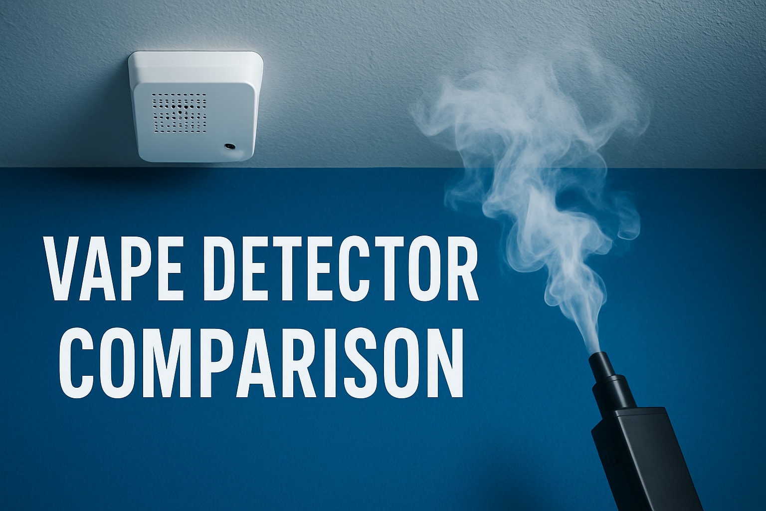 Ceiling vs Wall Vape Detector Comparison: Which Is Best 2026?