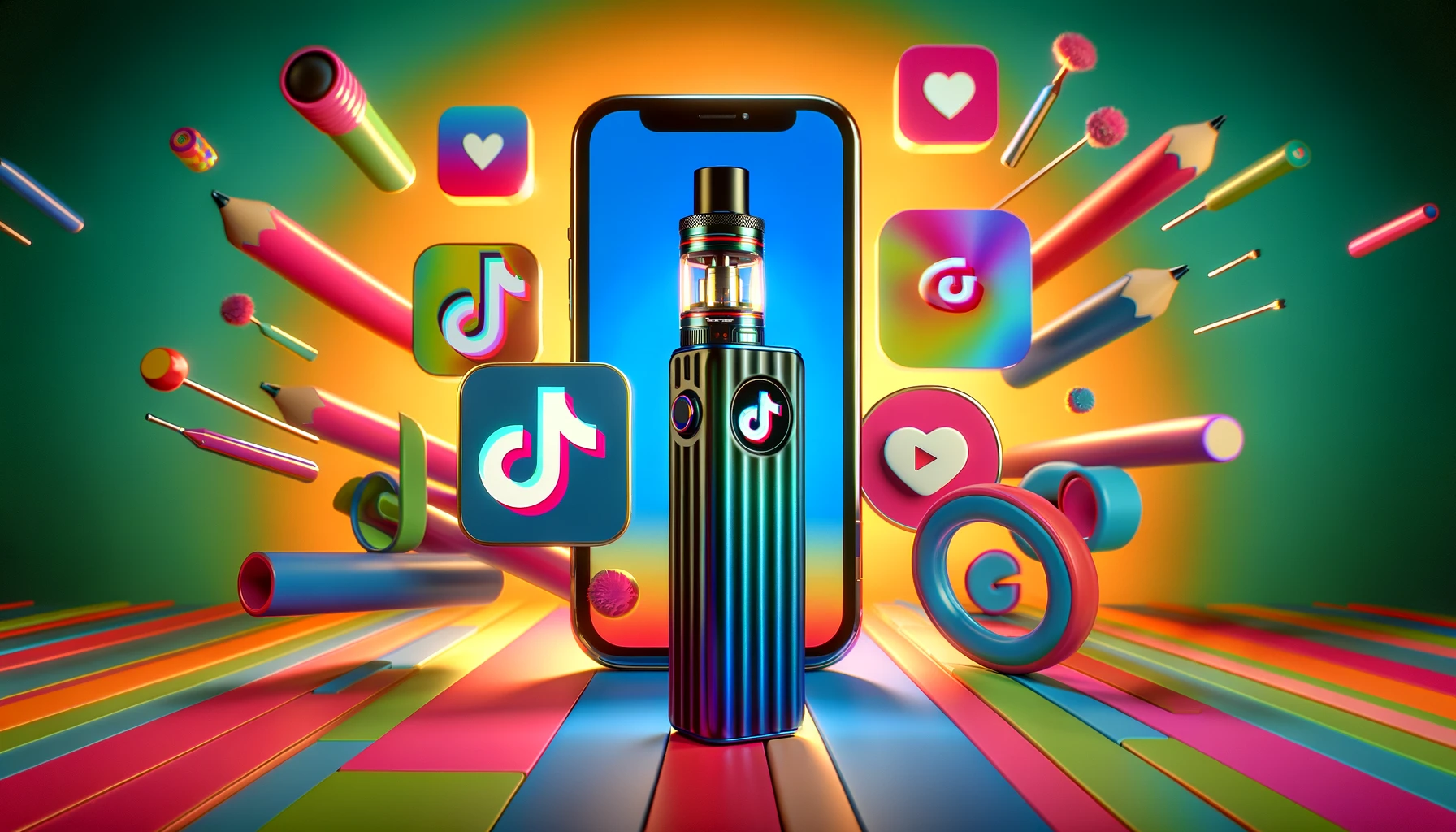 Under the pretence of stationery, vapes are being sold on TikTok Shop “to under 18s.”