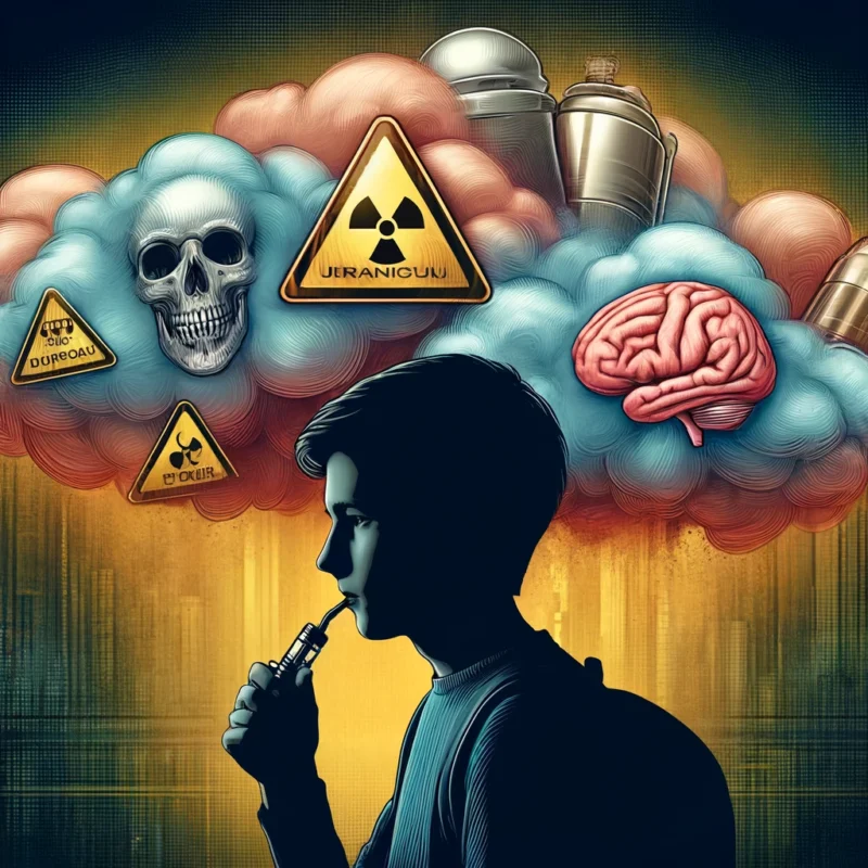 Teens should be warned that vaping can expose them to lead, uranium, and other hazardous metals that could damage their brains.