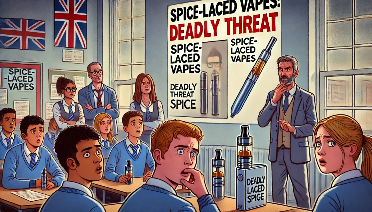 UK Schools Alert: Spice-Laced Vapes Pose Deadly Threat to Students